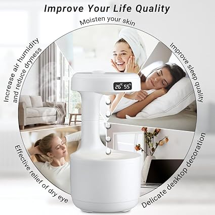 3D ANTIGRAVITY WATER DROP HUMIDIFIER