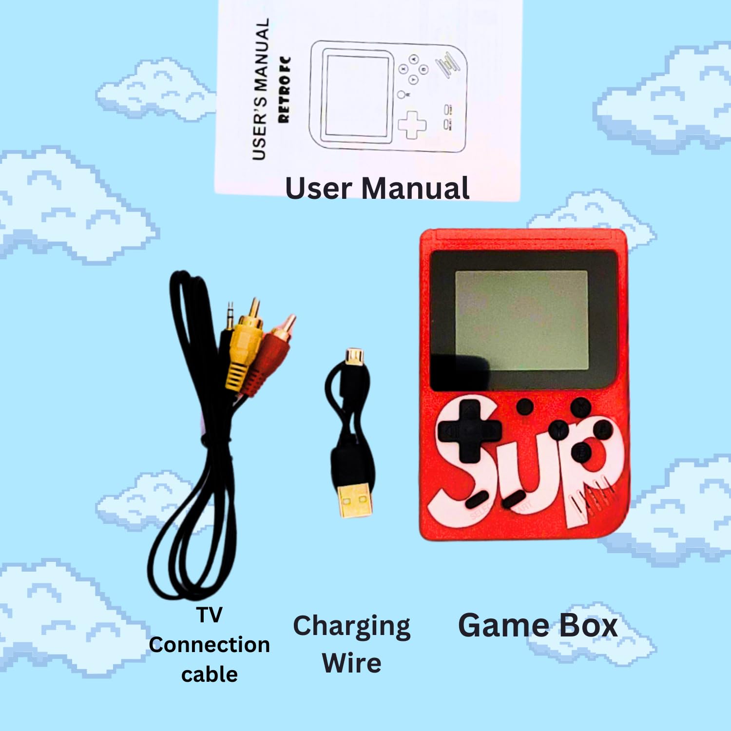 PORTABLE VIDEO GAME|400 IN 1