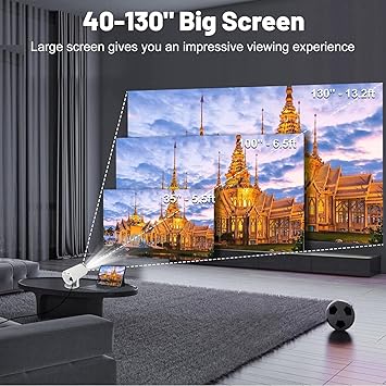 PORTABLE 4K FULL HD PROJECTOR